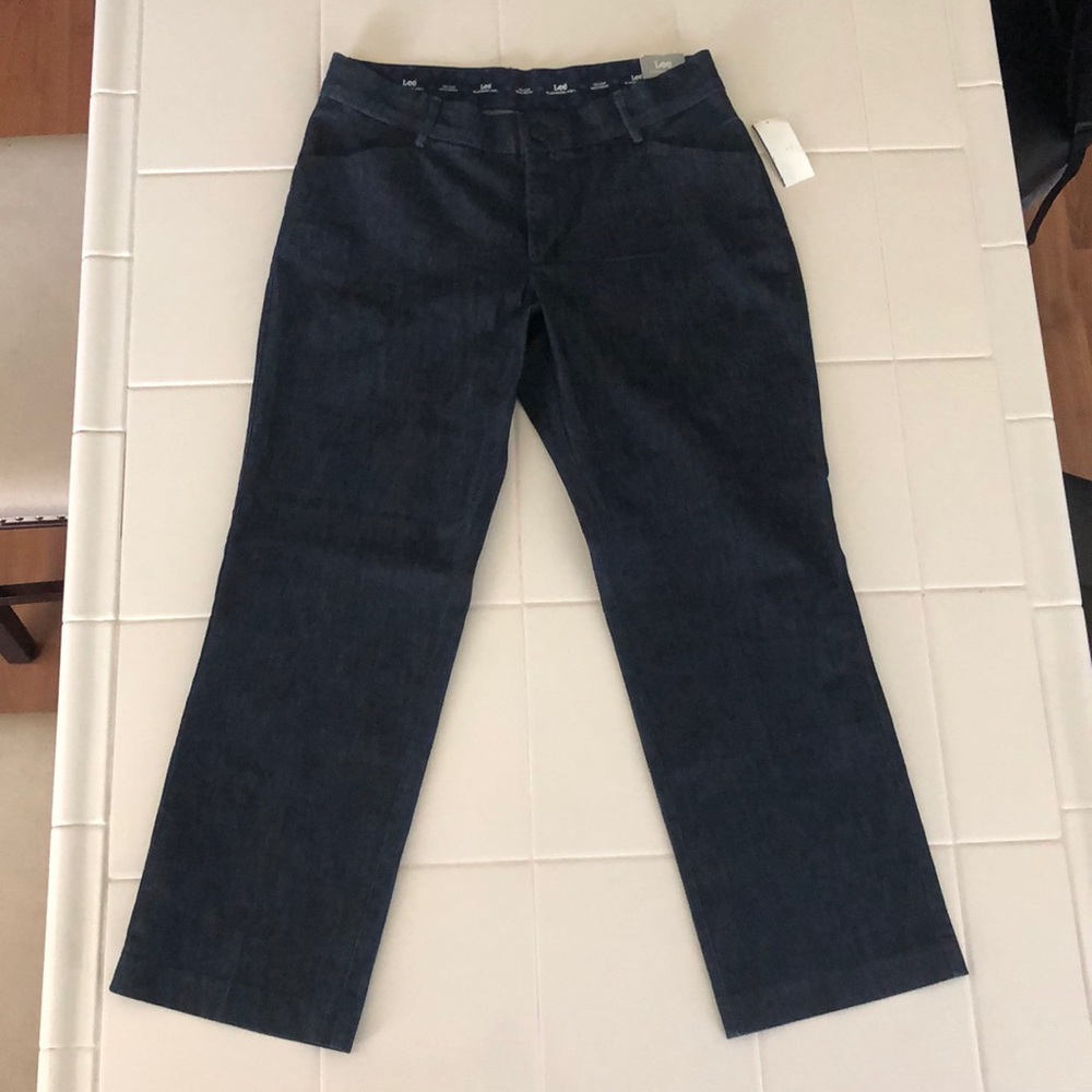 Lee Platinum Label No-Gap Waistband Jeans Size 14W Petite